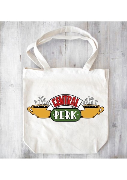 friends Central Perk Baskılı Ham Bez