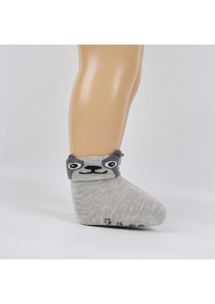 Aktan Kaydırmaz Taban Erkek Bebek Soket Çorap