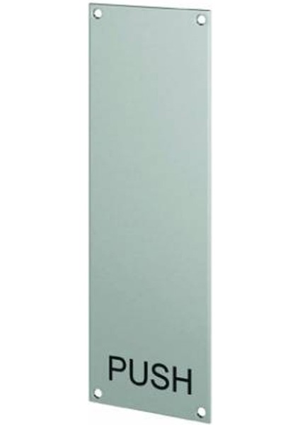 901P Yazılı Itme Sacı Push 10X30 cm