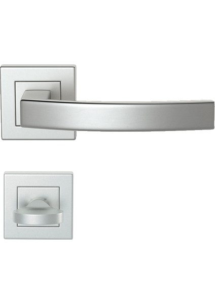 1601K Saten Rozetlı Kapı Kolu Saten Rozetli Wc (Tk)