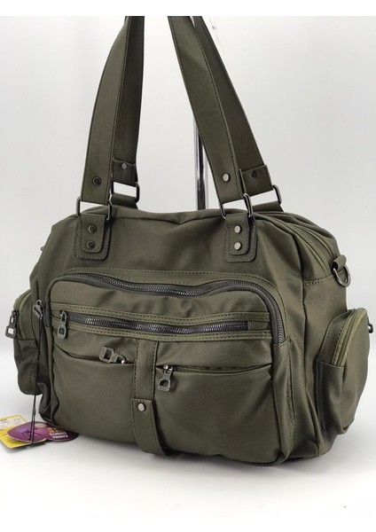 Mega Yıkamalı Deri Kadın Omuz Çantası