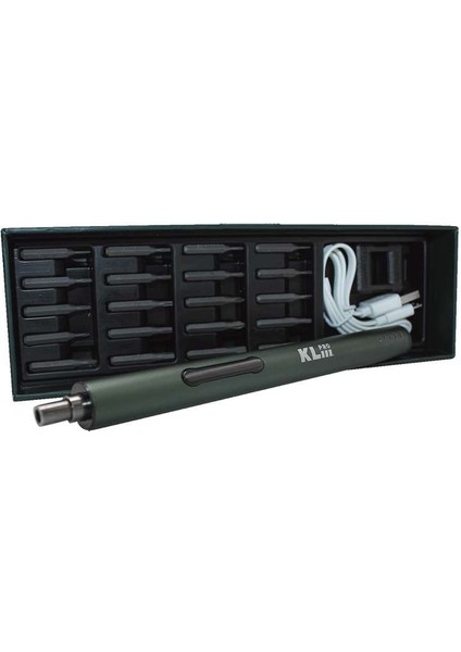 Kalem Tipi Mini Şarjlı Vidalama Seti