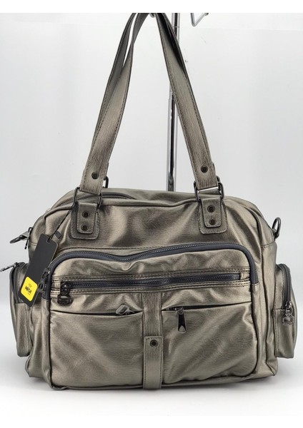 Mega Yıkamalı Deri Kadın Omuz Çantası modelleri