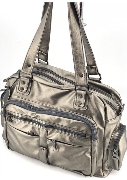 Mega Yıkamalı Deri Kadın Omuz Çantası fırsatları