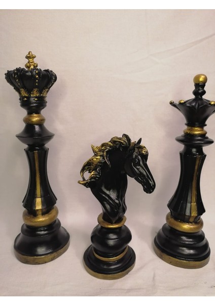 Dekoratif Satranç Seti Biblo
