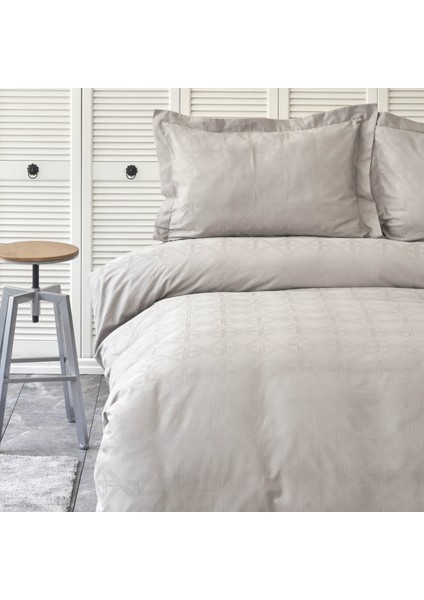 White Colletion Santino Gri %100 Pamuk Çift Kişilik Nevresim Takımı fiyatları