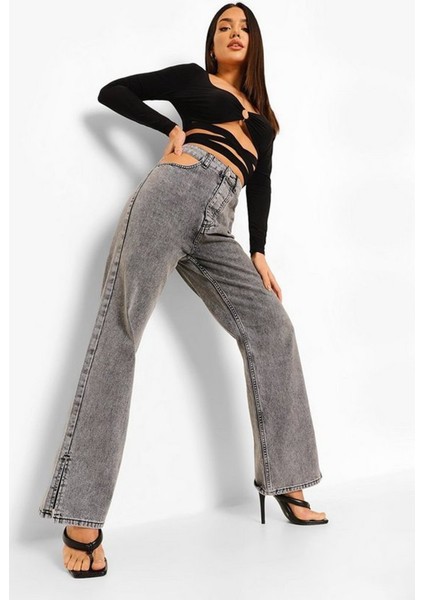 Göğsü Halka Detaylı Beli Bantlı Siyah Bluz modelleri