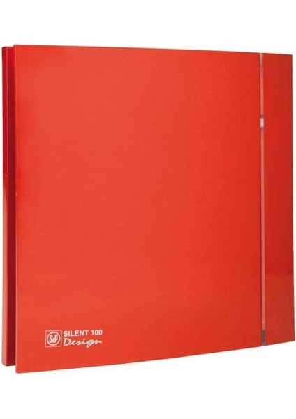 Dekoratif Kırmızı Havalandırma Fanı Red Silent 100 Cz Design Ultra Sessiz Banyo Wc Aspiratörü Soler Palau Estetik Dizayn fiyatları