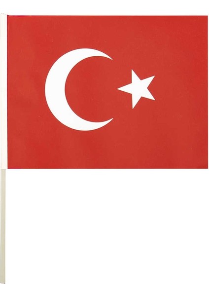 Çıtalı Ay Yıldız Bayrak Büyük Boy