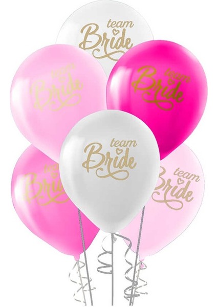 Balon Team Bride Bekarlığa Veda (10 Adet)