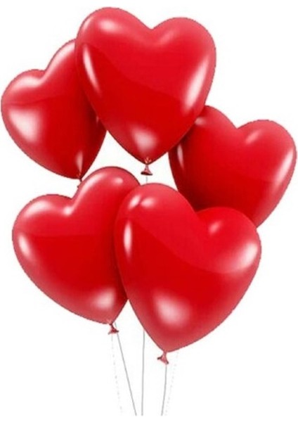 Balon Kalpli Kırmızı (10 Adet)