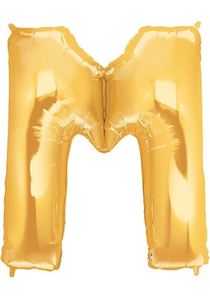 M Gold 16 Inch Folyo Balon