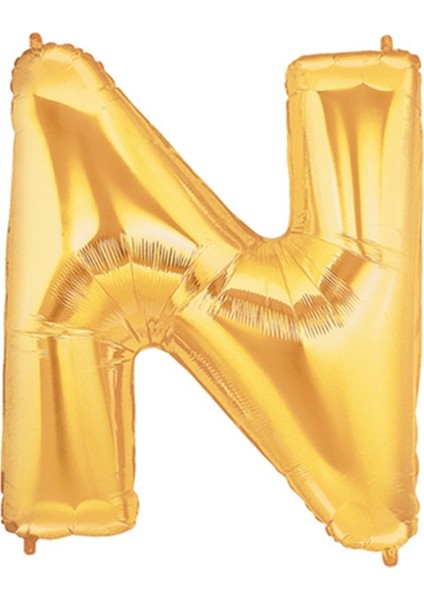N Gold 16 Inch Folyo Balon