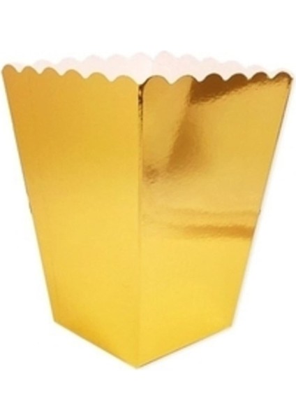 Parlak Popcorn Kutusu Gold 8 Adet