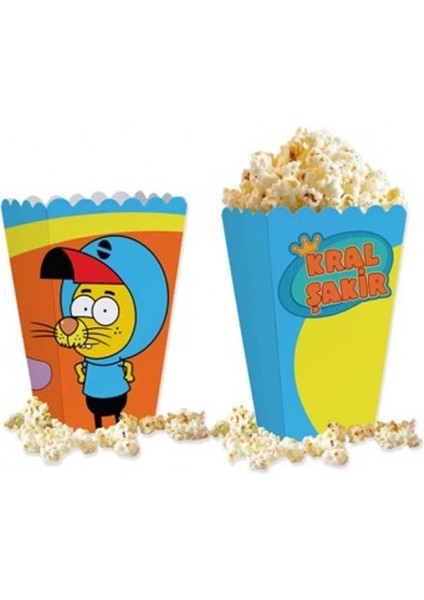 Popcorn Kutu Kral Şakir Action 10 Adet