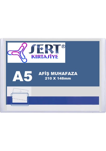 A5 Afiş Muhafaza 210 x 148 mm 10'lu
