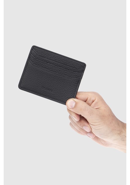 3633 Deri Yatay Süper Slim Kartlık Flother Siyah indirimleri