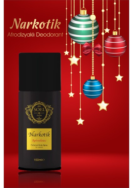 Erkek Deodorant Sprey Afrodizyk Içerikli Narkotik 150 ml