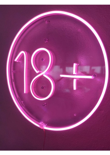 +18 Neon Şekiller Işaret Neon LED Dekoratif Duvar Aydınlatması Neon Duvar Yazısı