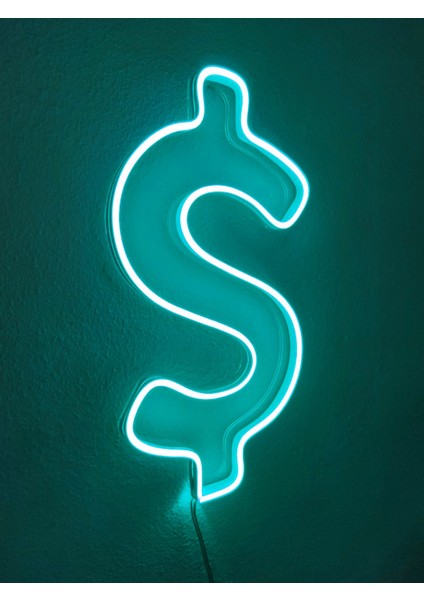 Dolar Neon Şekiller Işaret Neon LED Dekoratif Duvar Aydınlatması Neon Duvar Yazısı fırsatları