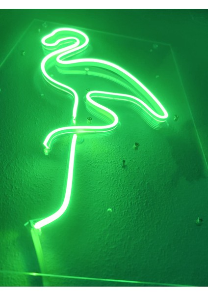 Flamingo Neon Şekiller Işaret Neon LED Dekoratif Duvar Aydınlatması Neon Duvar Yazısı