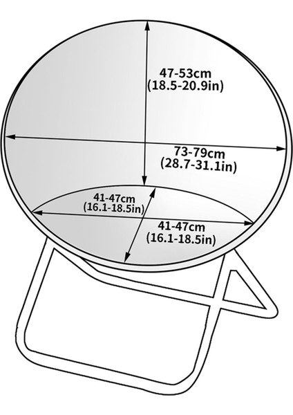 F Fityle Süper Yumuşak Jakarlı Kumaş Daire Sandalye Slipcover Kaymaz Yüksek Streç Çıkarılabilir Polyester Ay Sandalye Kapak Yetişkin Mobilya Koruma Yıkanabilir - Siyah (Yurt Dışından)