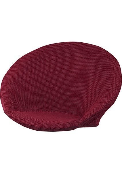 F Fityle Süper Yumuşak Jakarlı Kumaş Daire Sandalye Slipcover Kaymaz Yüksek Streç Çıkarılabilir Polyester Ay Sandalye Kapak Yetişkinler Için Mobilya Koruma Yıkanabilir - Şarap Kırmızı (Yurt Dışından) fiyatları