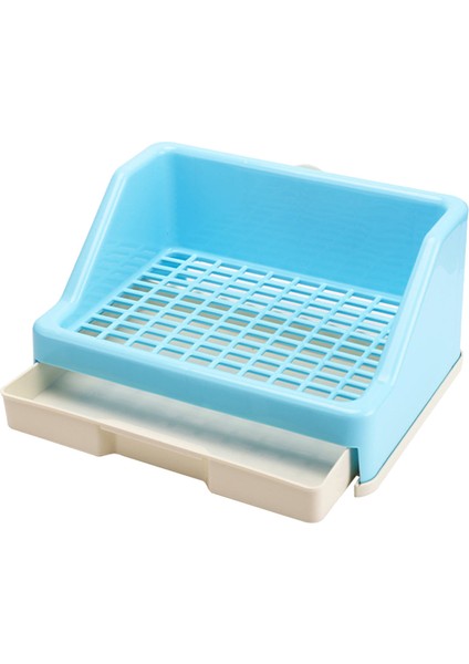 F Fityle Küçük Pet Çöp Kutusu Fixable Tuvalet Tepsisi Pan Lazımlık Trainer Tavşan Kafesi Mavi (Yurt Dışından) fiyatları