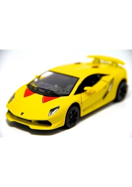 Oyuncak Model Araba Lamborghini Sesto Elemento Çek Bırak (13CM)