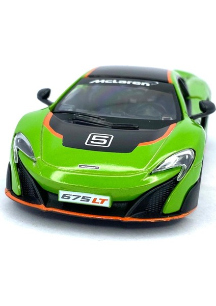 Oyuncak Model Araba Mclaren 675LT (Modifiyeli) Çek Bırak (13CM)
