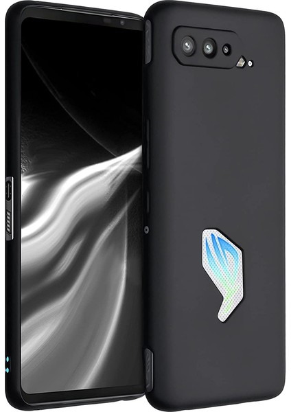 Asus Rog Phone 5 Matte Serisi Silikon Tpu Kılıf - Siyah