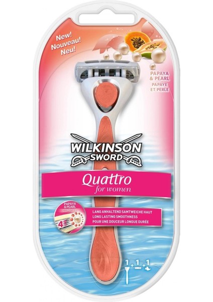 Wilkinson Sword Wilkinson Sword Quattro For Women 1up Kadın Tıraş Makinesi[outlet] 4027800538003 T