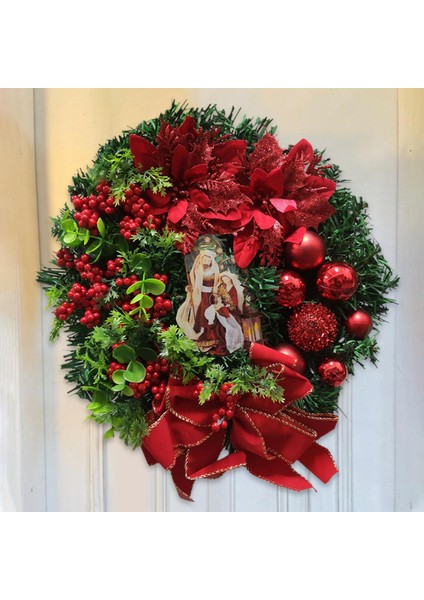 Noel Kapı Çelenk 40 cm (Yurt Dışından) fiyatları