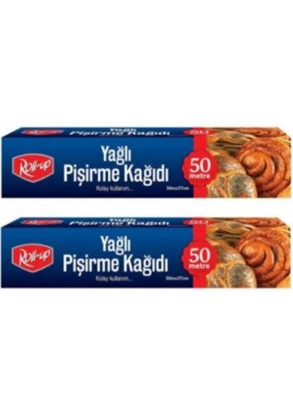 Yağlı Pişirme Kağıdı 37CMX50MT (2 Adet)
