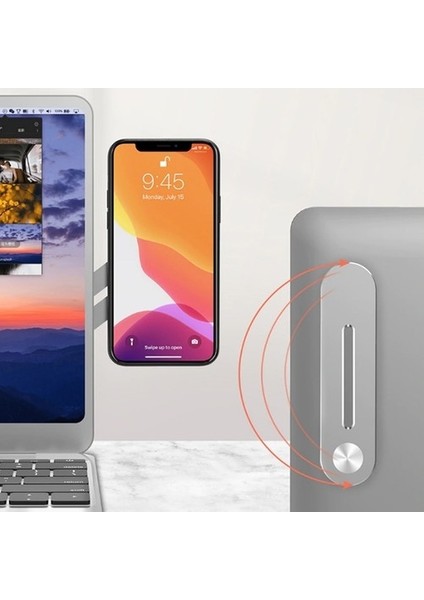 Mıknatıslı Bilgisayar Ekran Telefon Tutucu Monitör Stand