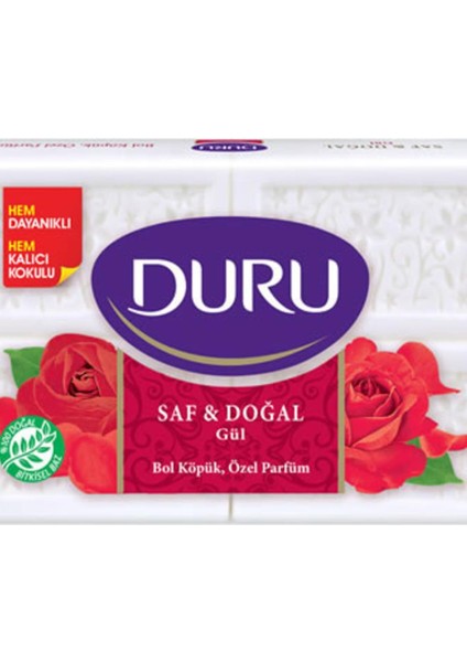 Duru Saf&doğal Gül Kalıp Sabun 600 G Banyo Sabunu