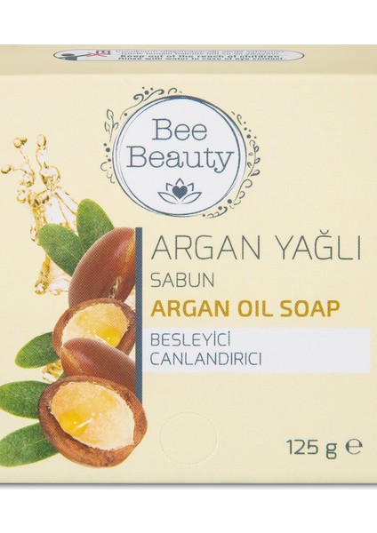 Argan Yağlı Katı Sabun 125 gr Banyo Sabunu