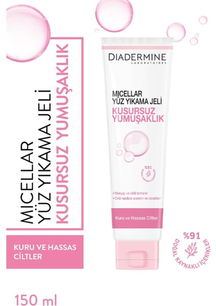 Diadermine Micellar Yüz Temzl Jeli 150ML Kuru ve Hassas Cilt