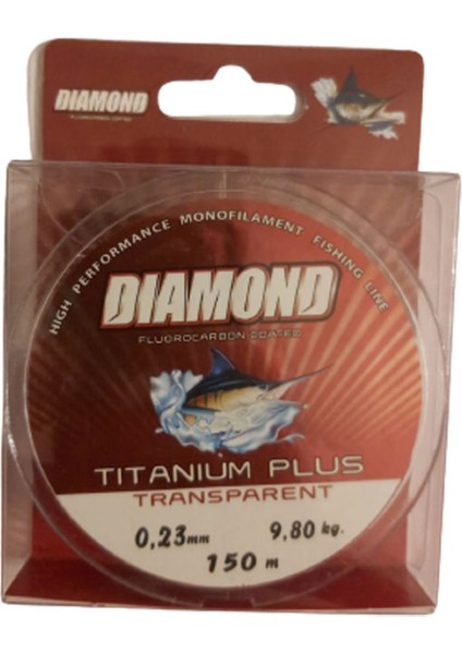 Tıtanıum Plus Monofilament Misina 150MT 0,23MM Drag 9,80KG