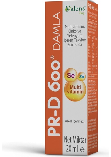 Prd 600 Damla 20 ml