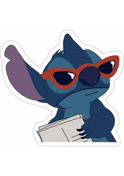 Zobarmarkt Stitch Aesthetic Defter Ajanda Planner Laptop Sticker 7 cm