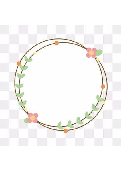 Zobarmarkt Kalp ve Çiçek Desenli 16 Adet Paketleme Sticker Seti 5 cm