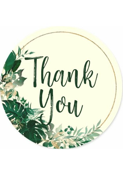 Thank You Yazılı Etiketleri