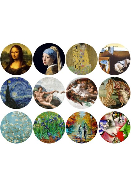 Ünlü Ressam Tabloları Sticker