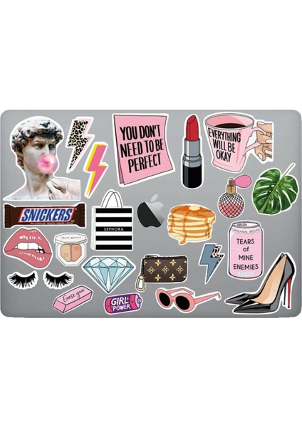Femme Temalı Laptop & Tablet Sticker Seti
