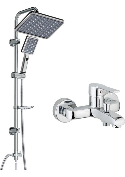 Itimat Kappa Banyo Bataryası + Duxxa Karen 400 Tepe Robot Duş Seti