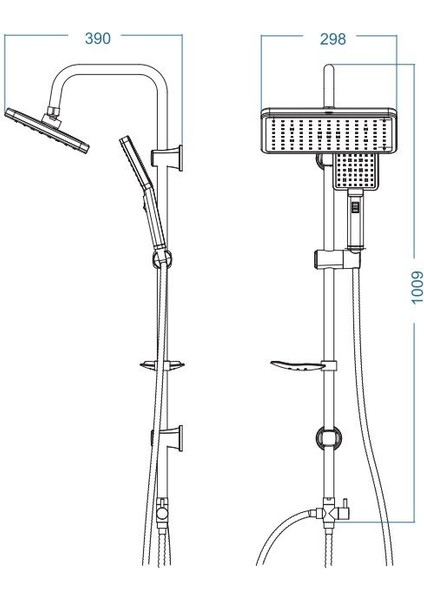 Itimat Kappa Banyo Bataryası + Duxxa Karen 400 Tepe Robot Duş Seti fırsatları