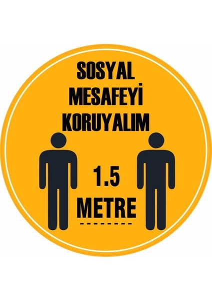 Sosyal Mesafe Sticker