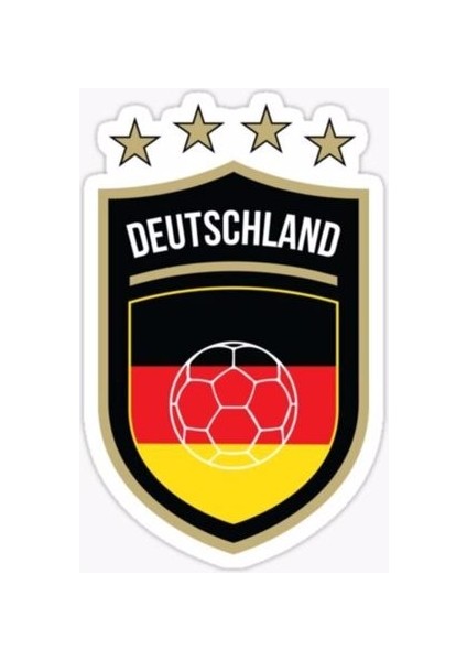 Germany Sticker Çıkartma 15 cm