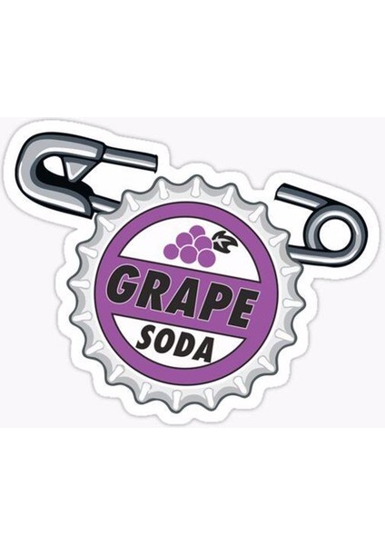 Zobarmarkt Çengelli Soda Kapağı Defter Ajanda Planner Bullet Journal Laptop Sticker, 6 cm